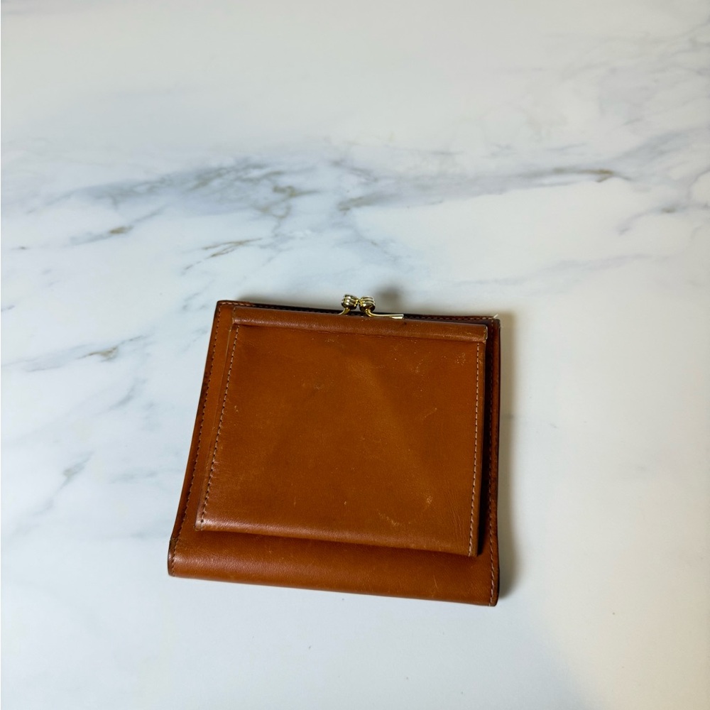 Vintage dooney and Bourke brown leather kiss lock wallet - Picture 10 of 10
